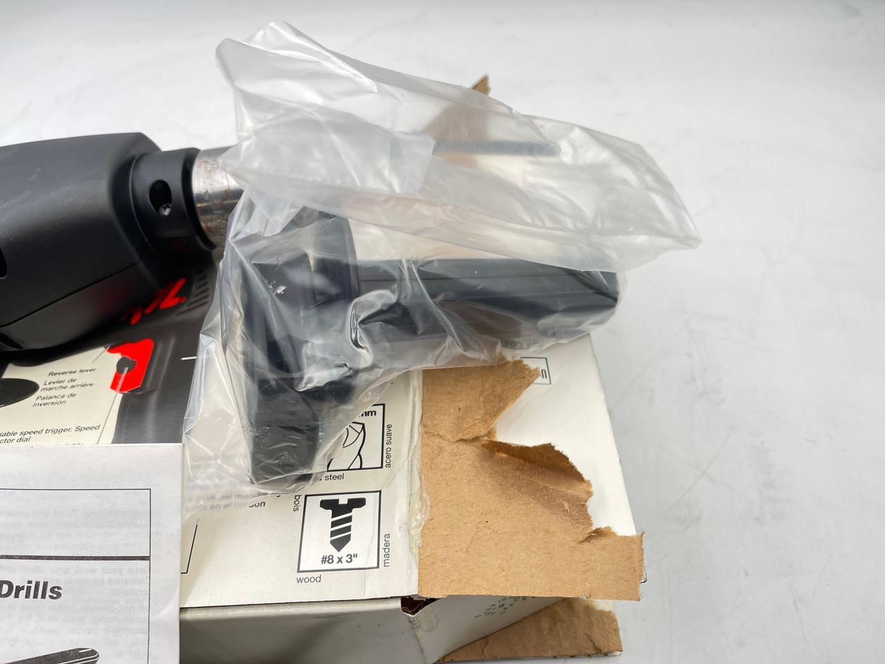 SKIL 1/2″ & 3/8″ Reversing Corded Drill Set of 2 New