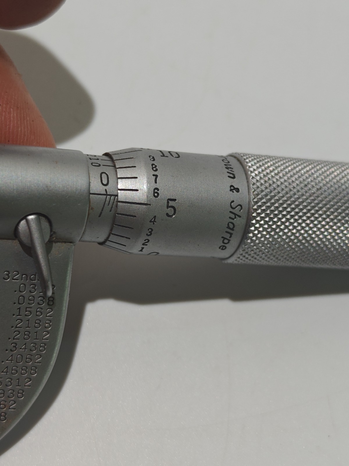 Brown & Sharpe 1 micrometer 0-1”W/ Purchased Engraved And Never Used Excellent