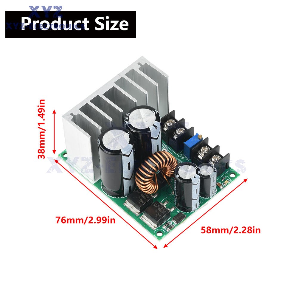 AC 5-25V/DC 8-38V To DC 3.3-32V Buck Power Module Adjustable Voltage Regulator