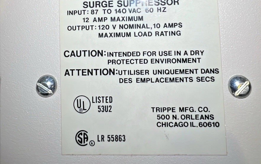 Tripp Lite LC-1200 Voltage Regulator W/ Isobar Spike/Noise Suppression 87-140V