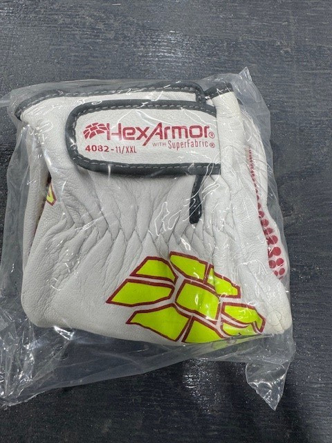 Hex Armor 4082-XXL Chrome Series Artic Leather Glove,Size XXL, Sold/pr