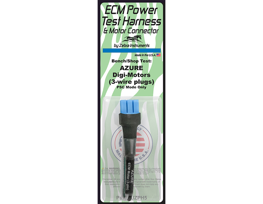 Zebra Power Cord & Plug #5 AZURE Digi-Motor For Models 10860 10861 ONLY