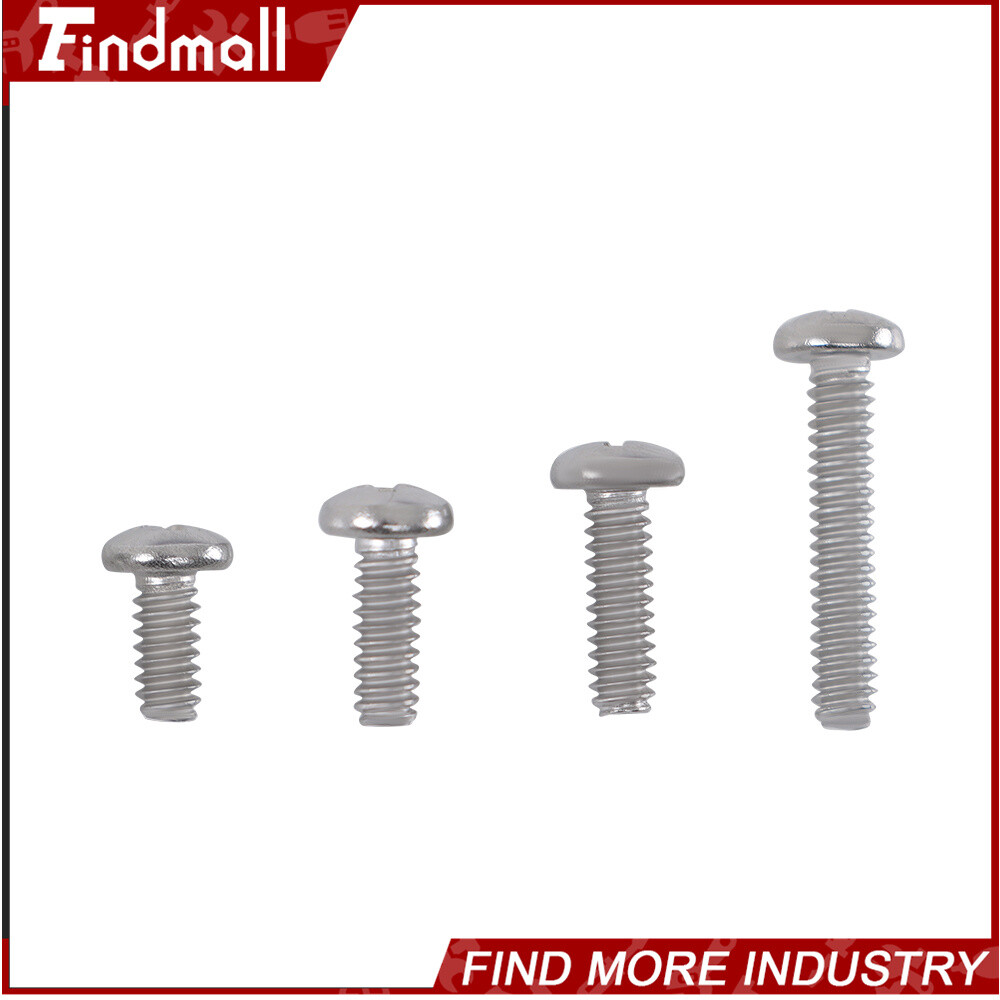 Findmall 900PCS #4-40#6-32#8-32#10-24 Nuts And Bolts Machine Scre Assortment Kit