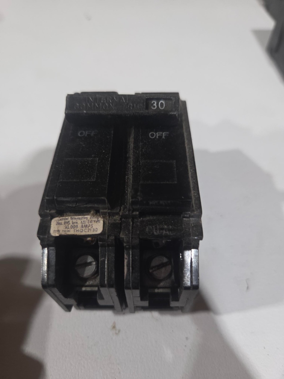 GtE sylvania 30 Amp 240 Volt 2 Pole Bolt-On Circuit Breaker
