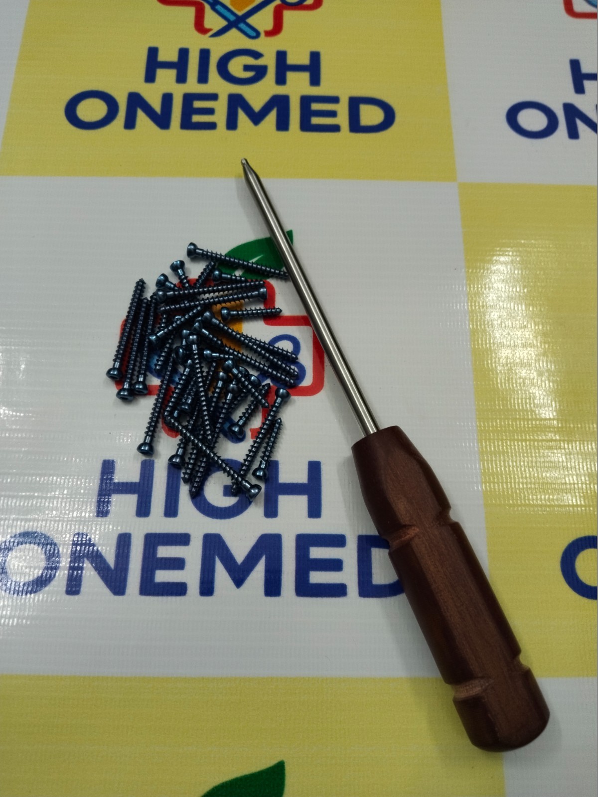 3.5MM Cortical Screws 12MM To 60MM Titanium 221 Pieces Set High Quality