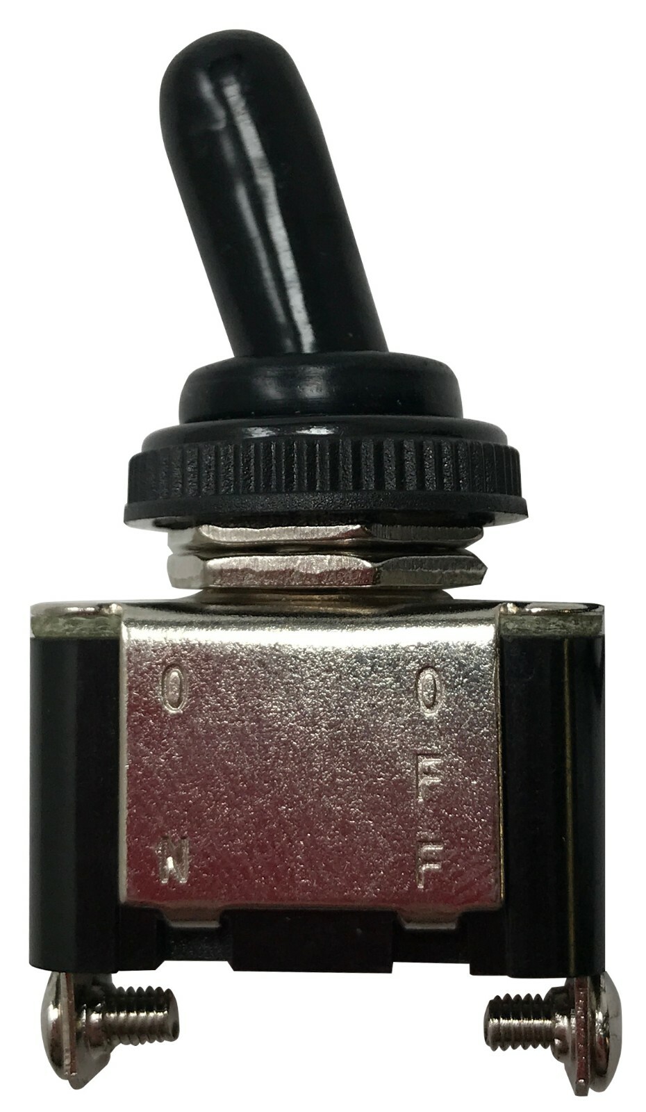 10 Pack Black Rubber Threaded Splash Proof/Dust Resistant Toggle Switch Cover UK
