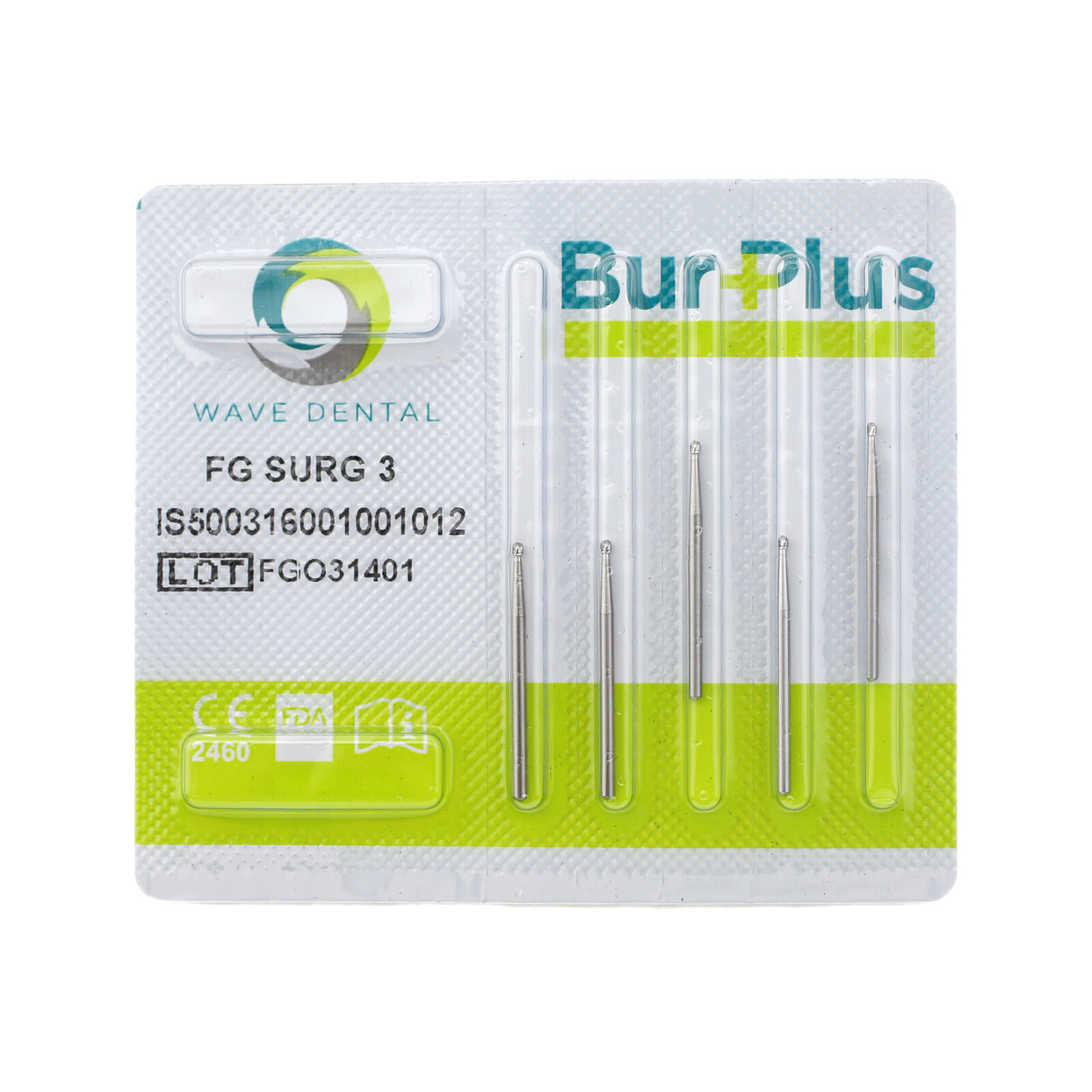 WAVE Dental Surgical Burs FG 557 701 Tungsten Carbide FGOS Bur Length 25mm Burr