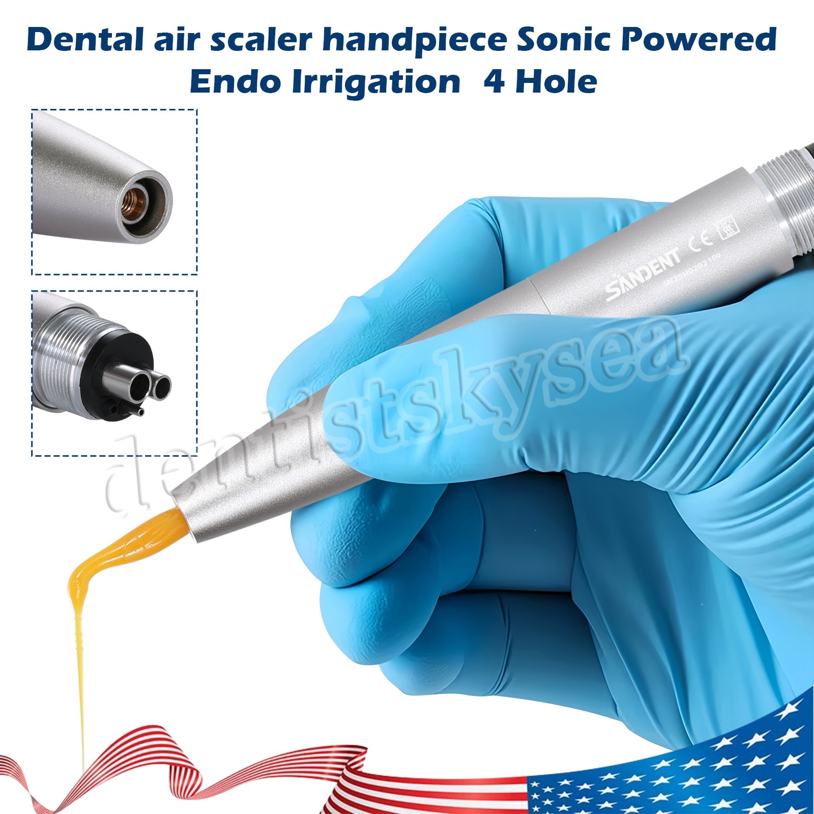Dental Endo Irrigation Tip Irrigator VDW EDDY KaV NSK Air Scaler Handpiece Tips