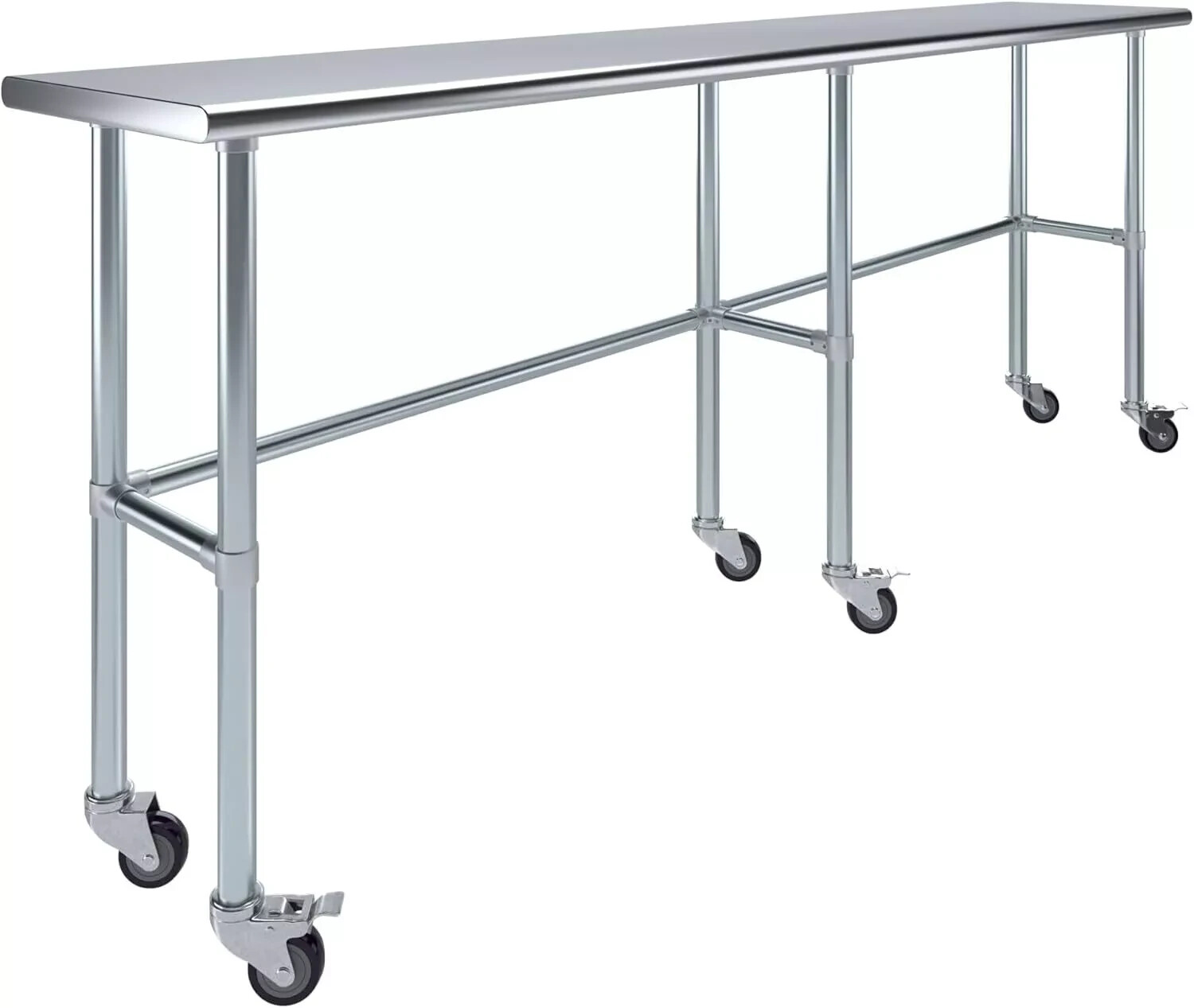 36″x30″ Stainless Steel Kitchen Prep & Work Table, NSF Certified, Open Base