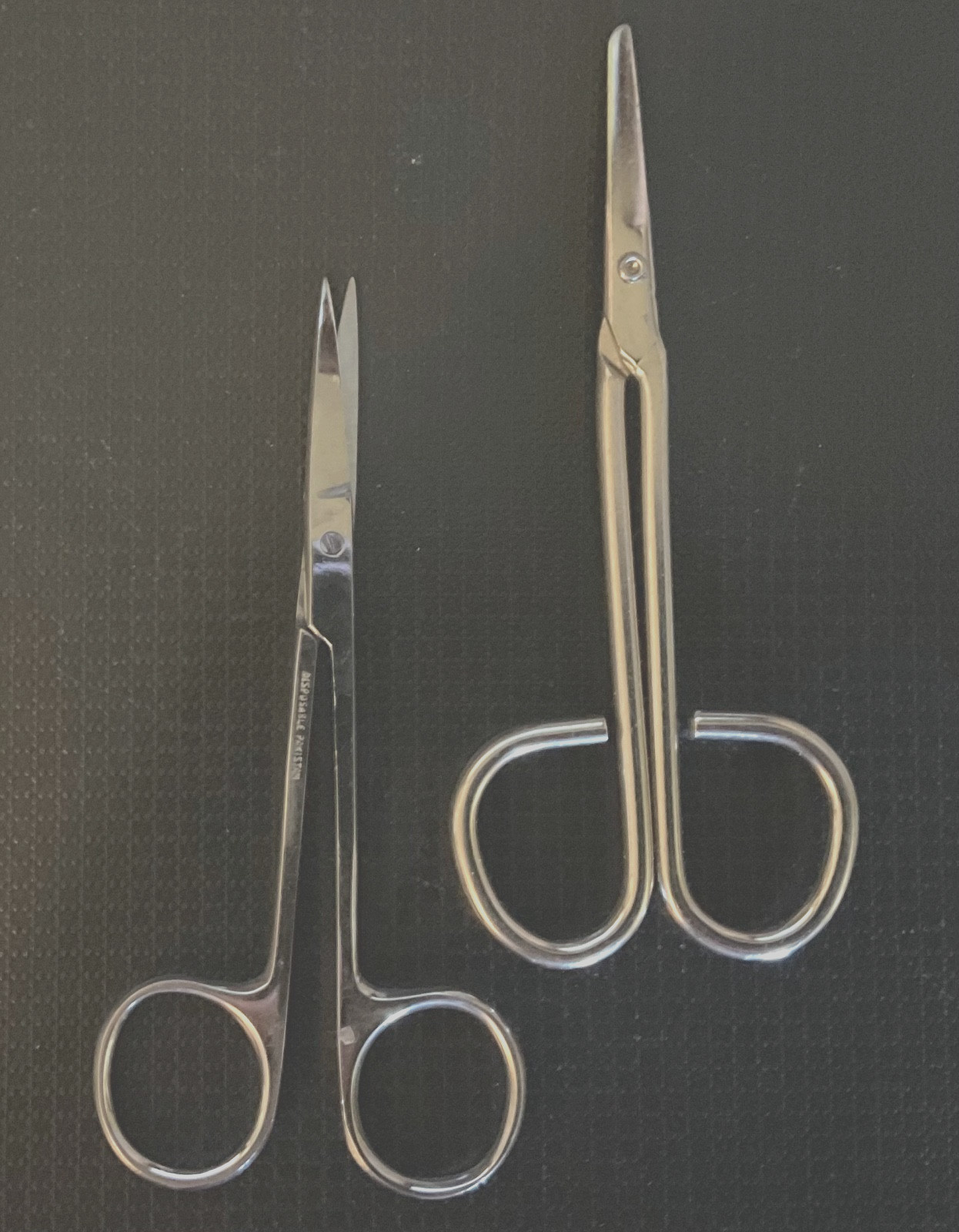 Lot of 6 Stainless Steel Scissors Medical, Craft, Sewing -various sizes as shown