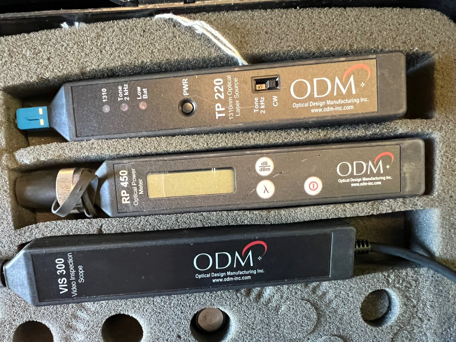 ODM VIS300 Fiber Optic Test Inspection Kit W/ TP220,RP450,VIS300