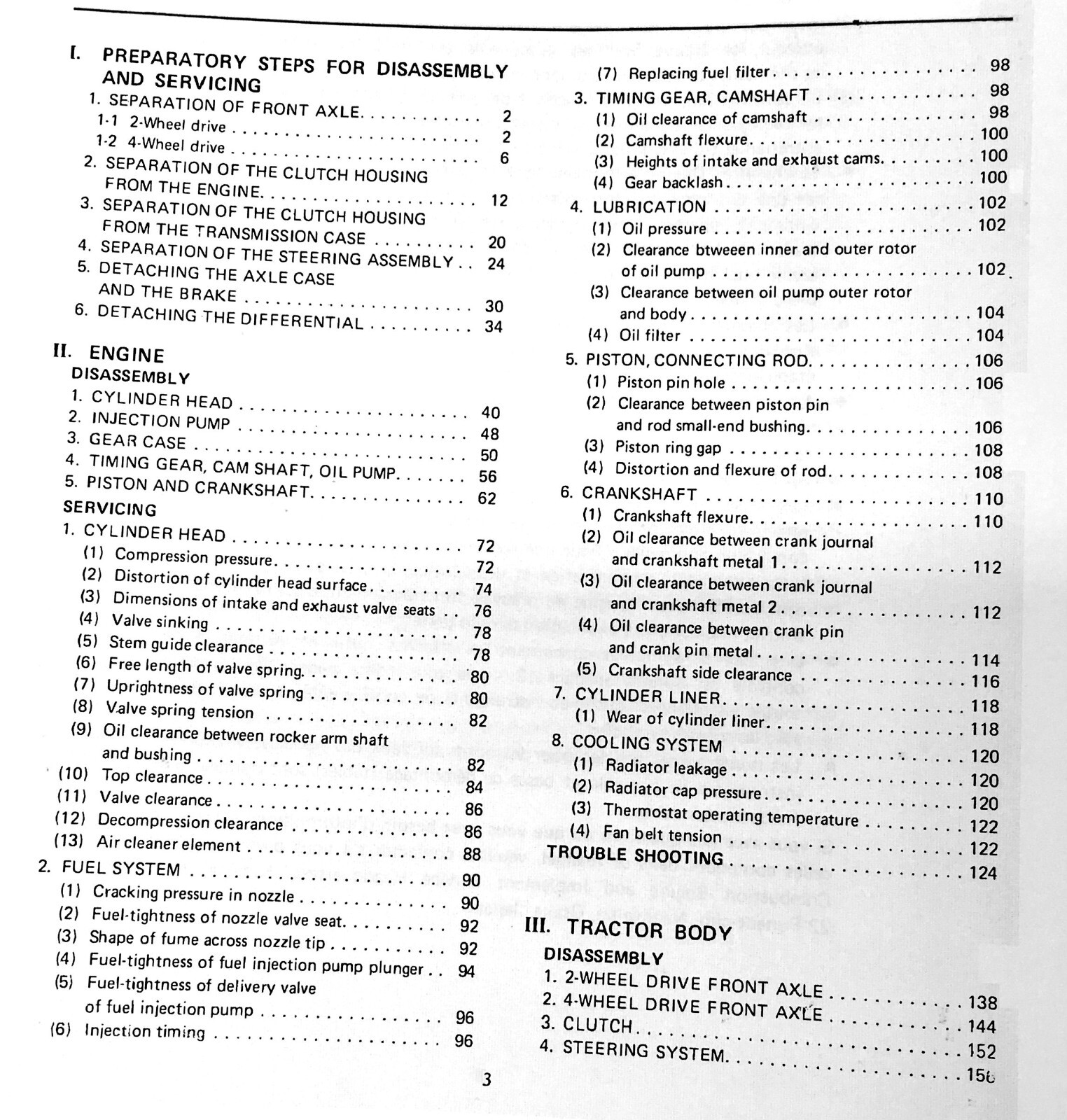 Kubota L185Dt L245Dt L295Dt Tractor Service Manual Repair Shop Book Workshop