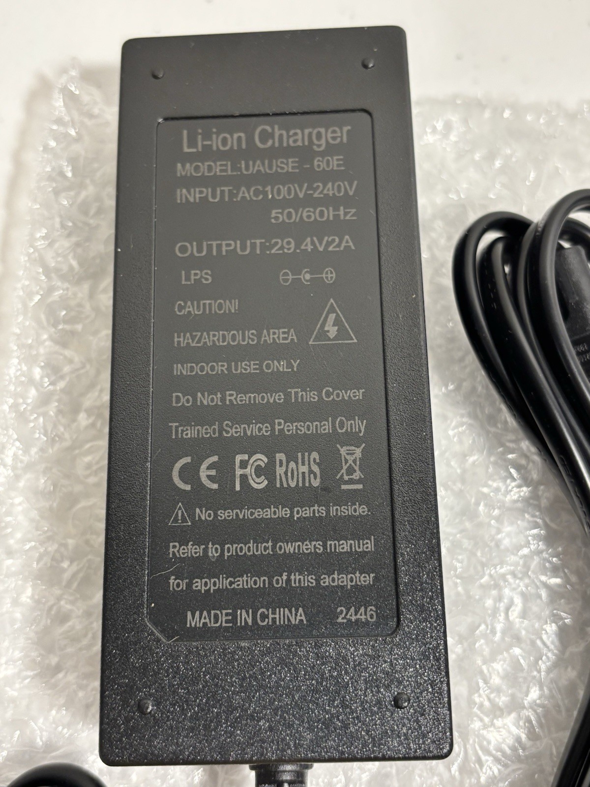 29.4V2A 3 pin XLR Charger Replacement for Lithium Battery Charging and…