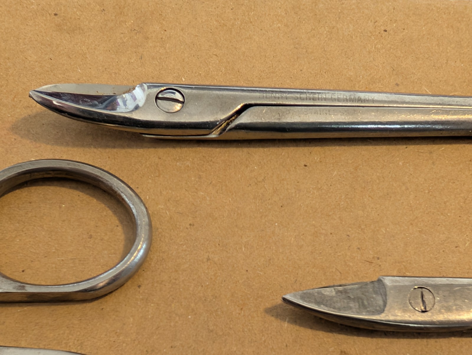Lot Of 9 Various Dental Curved Crown Scissors – Multiple Brands/Condition