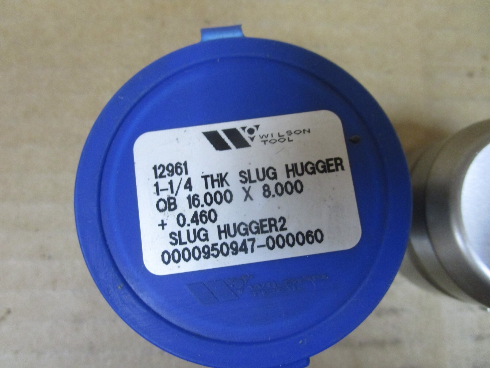 NEW WILSON TOOL 12961 1-1/4 THK SLUG HUGGER OB 16.000 X 8.000+0.460