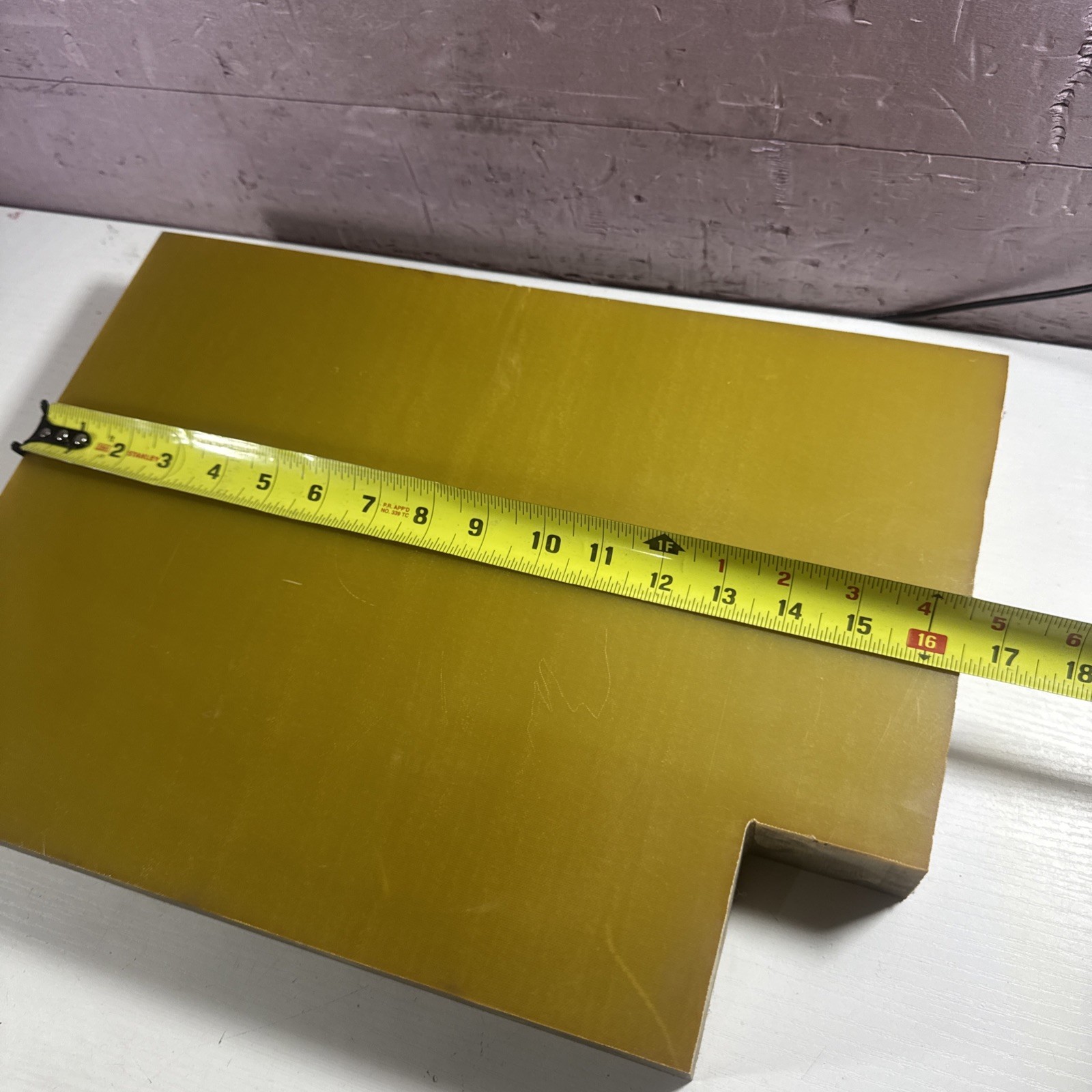 phenolic epoxy fiberglass sheet dark yellow sheet thick
