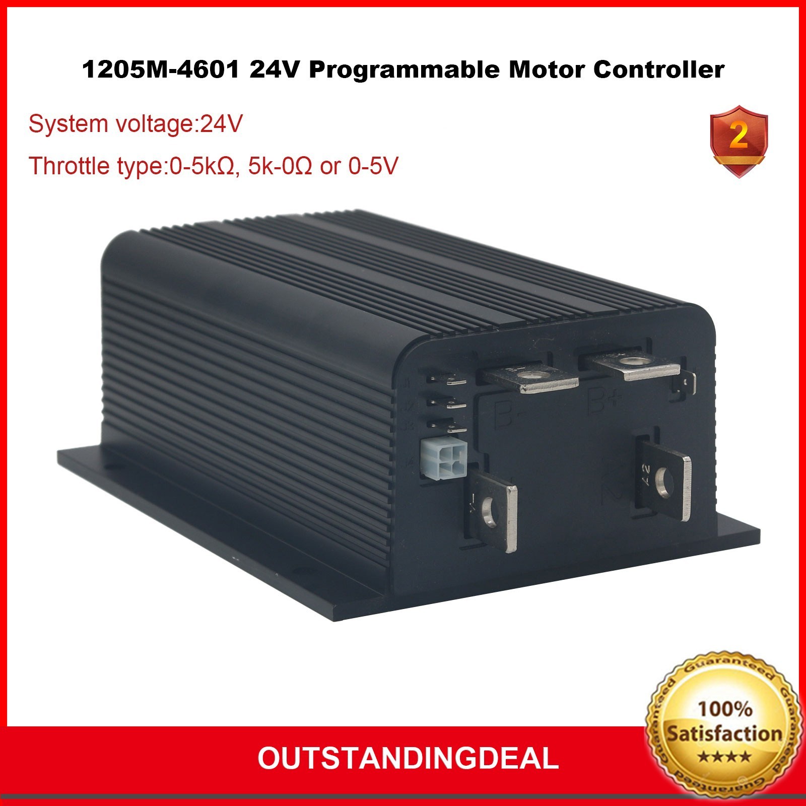 1205M-4601 24V Programmable Motor Controller for Curtis Van Tour Bus Patrol Car