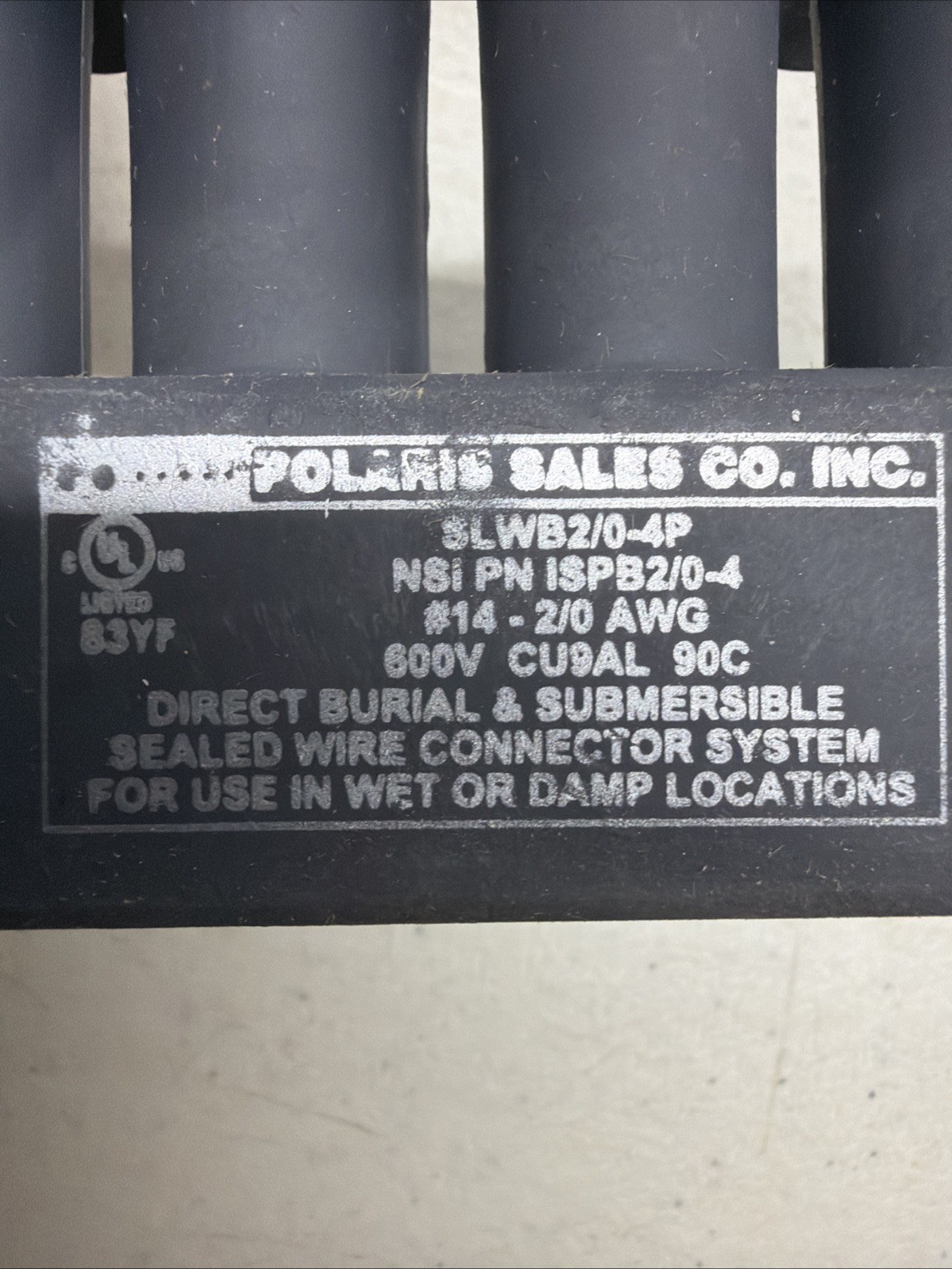 NSI ISPB2/0-4P POLARIS 2/0-#14 2-PORT Direct Burial & Submersible SLWB2/0-4P
