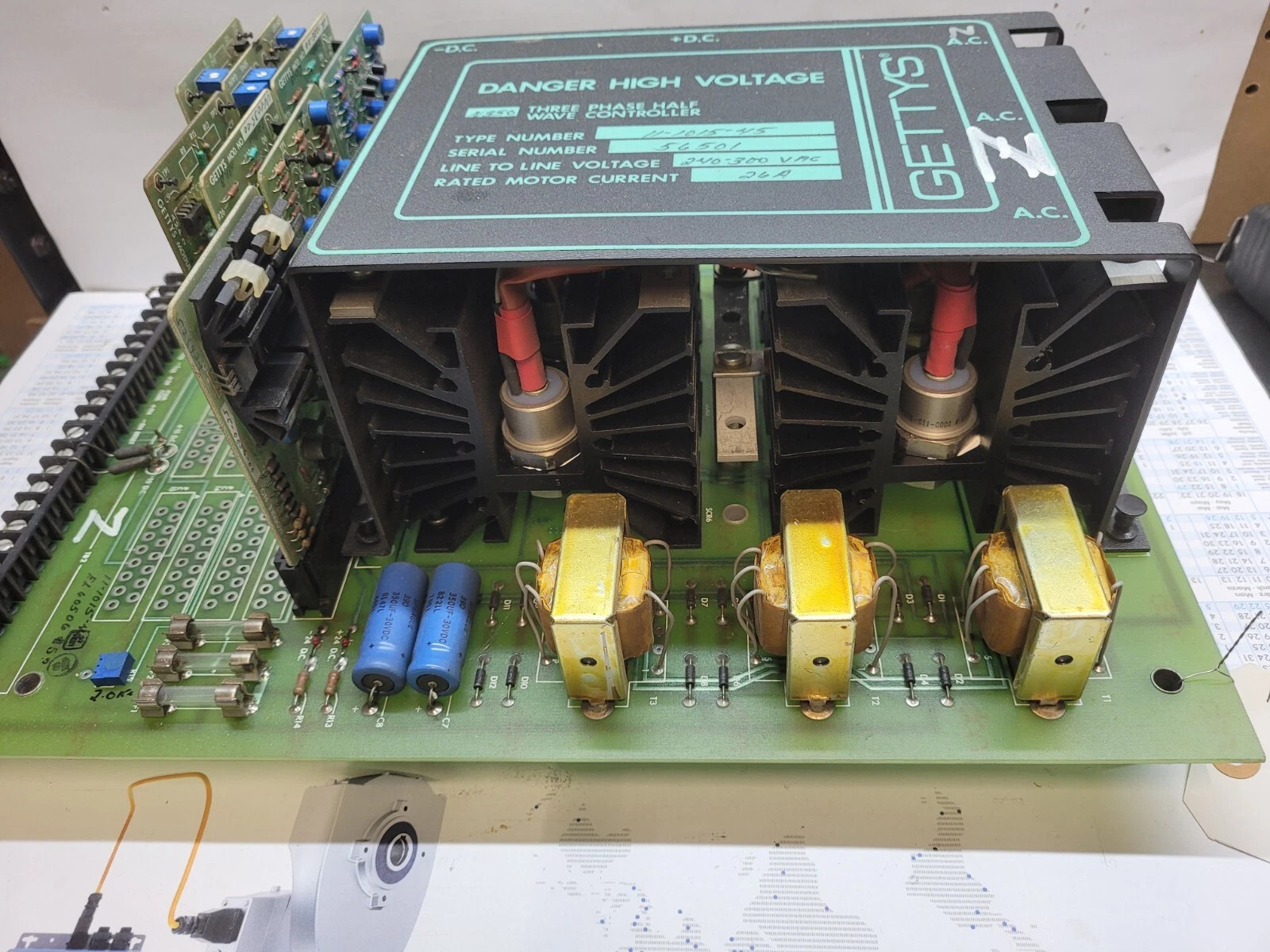 Gettys Three Phase Half Wave Controller 11-1015-45