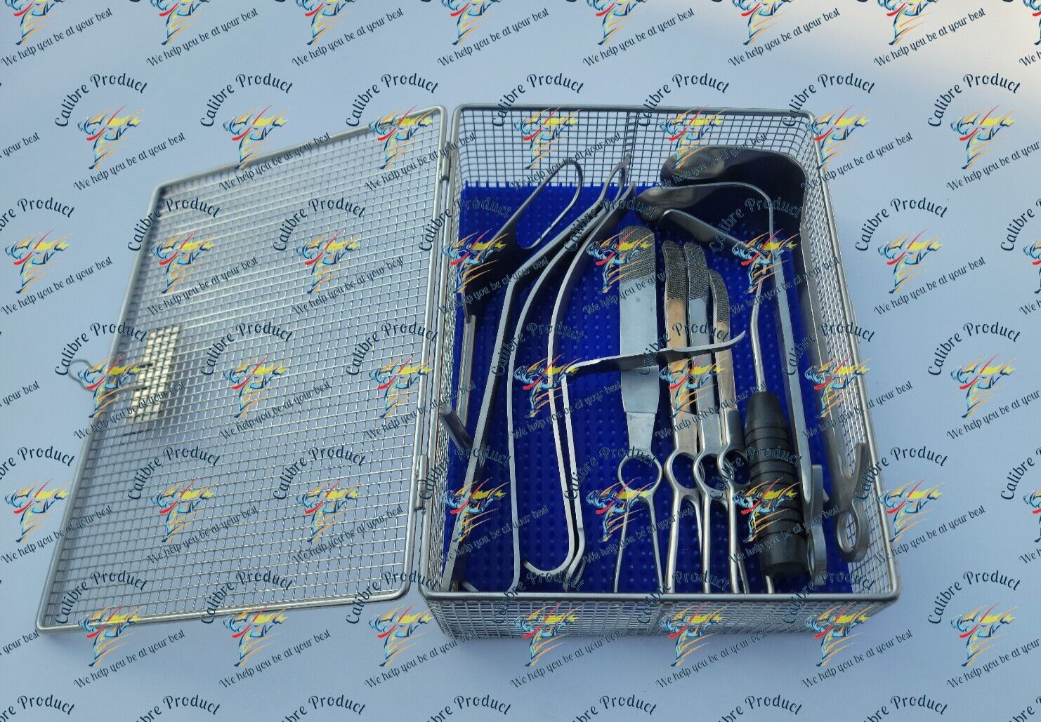 Shoulder Retractor Surgery Set of 13 With Sterlize Mesh Box Orthopedic