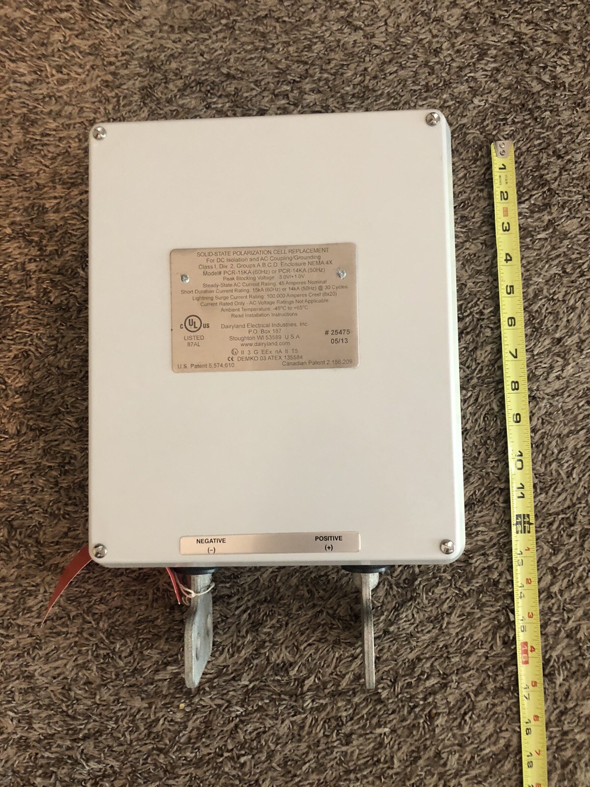 Dairyland Electrical PCR-15KA Polarization Cell Brand New with Hardware VF10