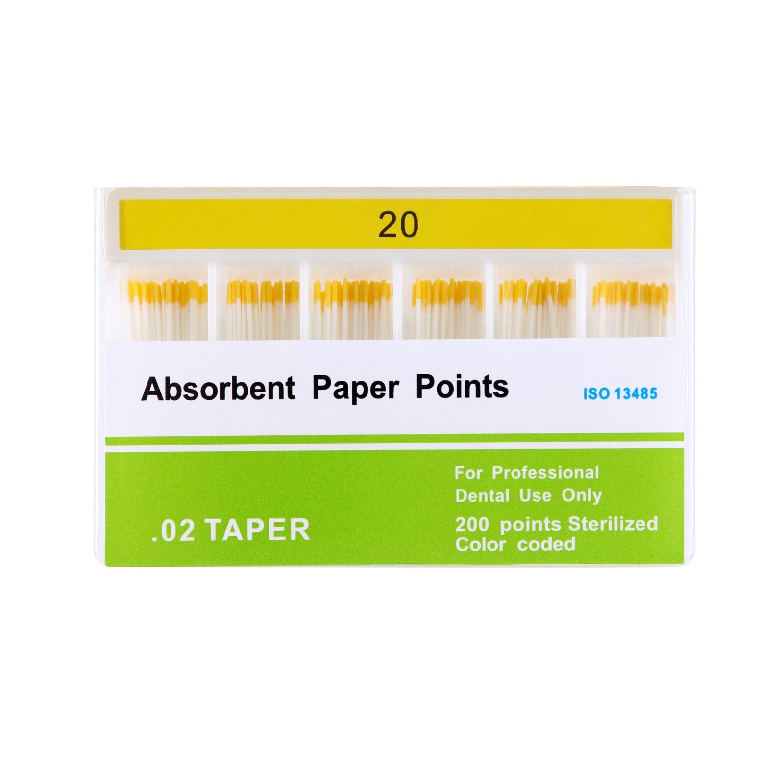 AZDENT Dental Root Endo Absorbent Paper Points Taper 0.04/ 0.02 /0.06 15#-40#
