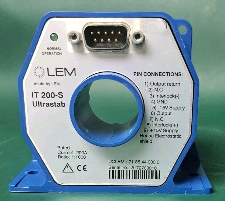 LEM IT 200-S Current Sensor 200A Ratio 1:1000