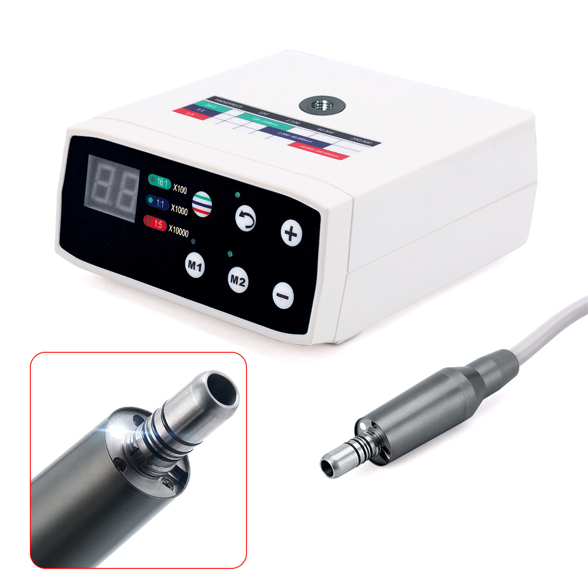 NSK Style Dental Brushless LED Micro Motor 1:1/1:5 Contra Angle Handpiece E-Type