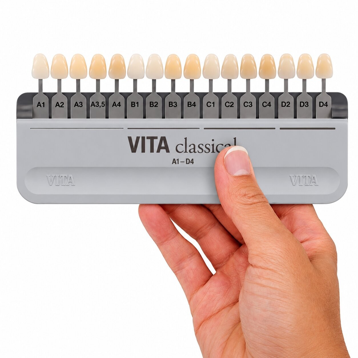 THE ORIGINAL VITA CLASSICAL TOOTH SHADEGUIDE 16 Authentic Dental Colours A1-D4