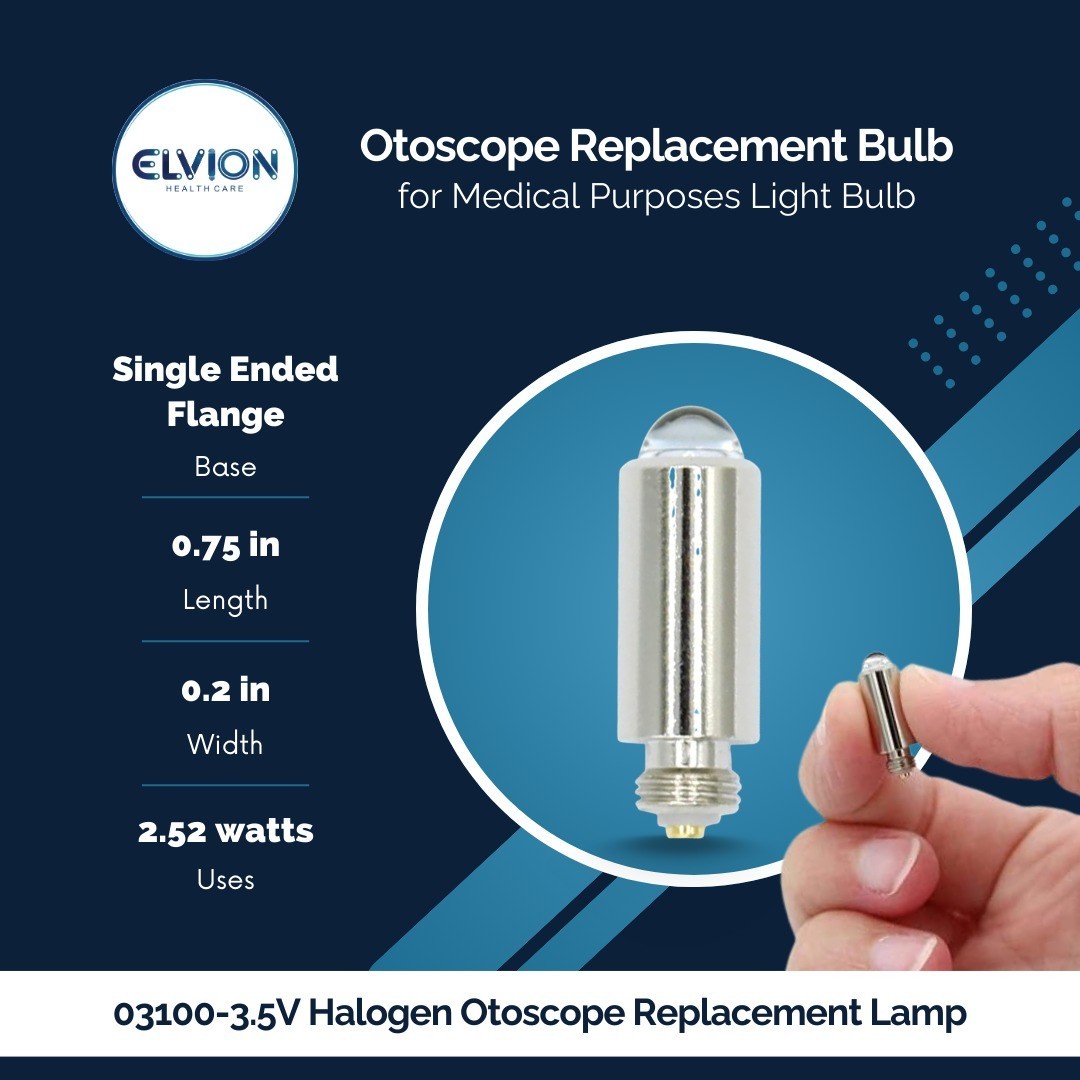 Welch Allyn Compatible otoscope bulb 03100-U (Elvion )