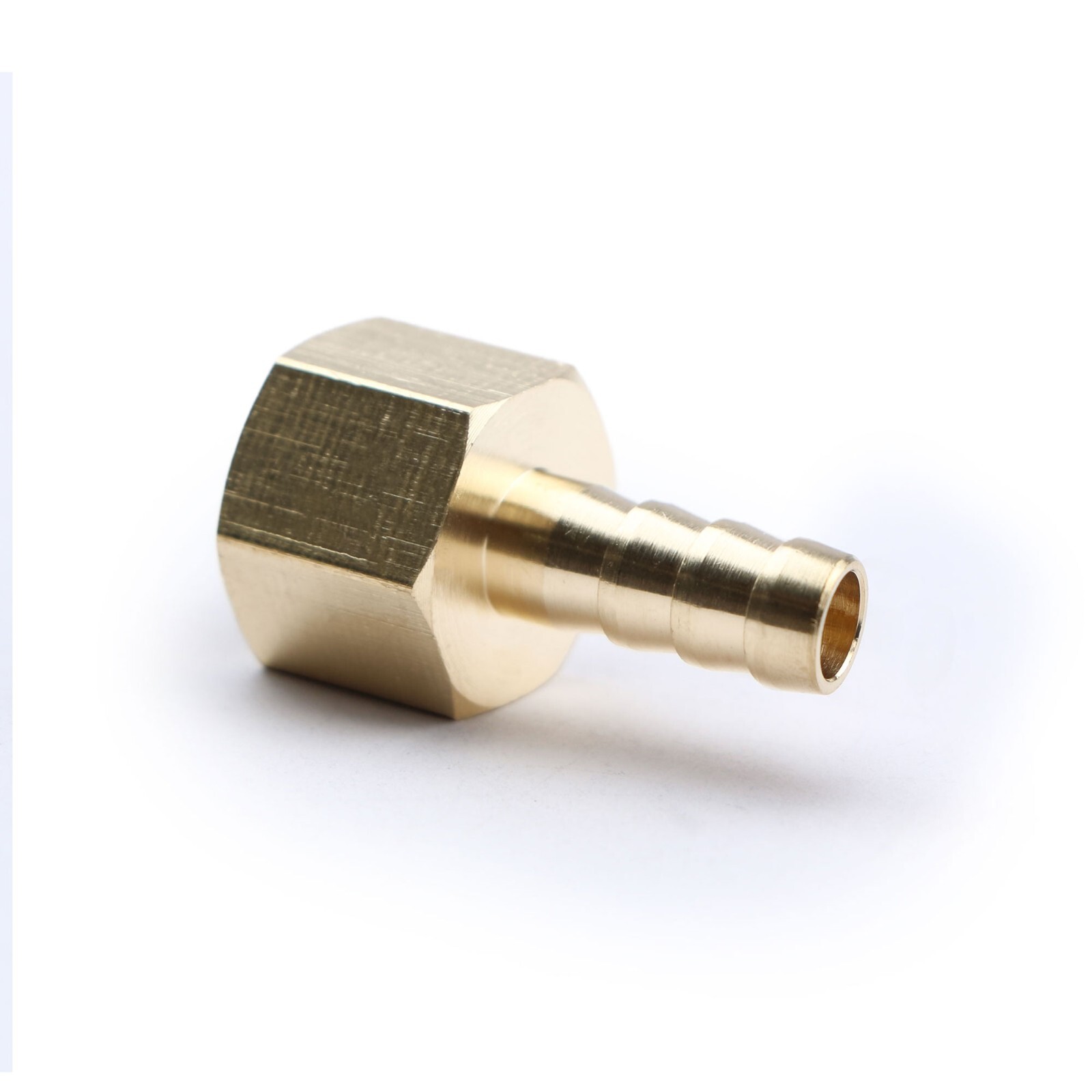 U.S. Solid 3pcs Brass Hose Fitting Pipe Adapter 3/8″ Barb To 3/8″ NPT Female