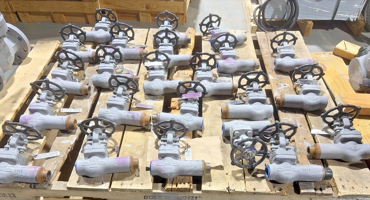 Ilshin 1″ Class 800 Forged Steel Gate Valve Socket Weld A105N API 602 New Surplu