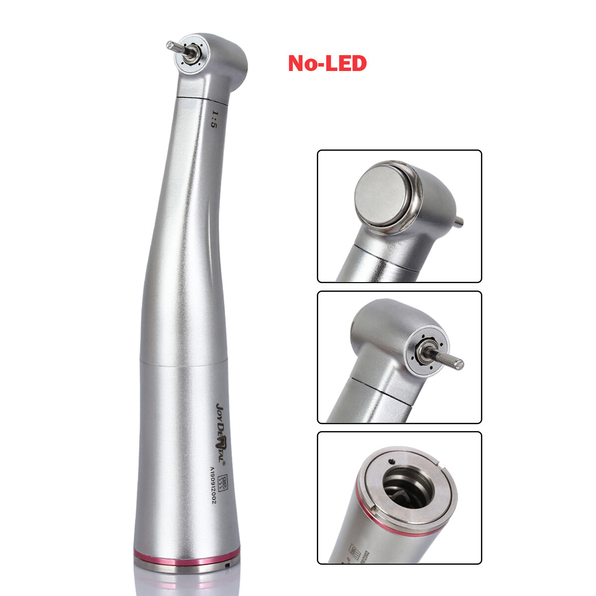 Pieza de mano LED turbina alta velocidad fibra óptica dental 2/4H /1:5 contra án