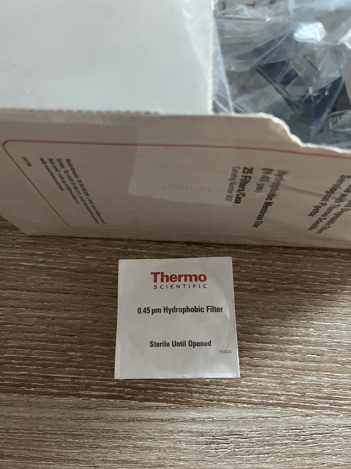 Thermo Scientific Hydrophobic Membrane Filter Cat. 9057, 0.45 μm, 21pcs