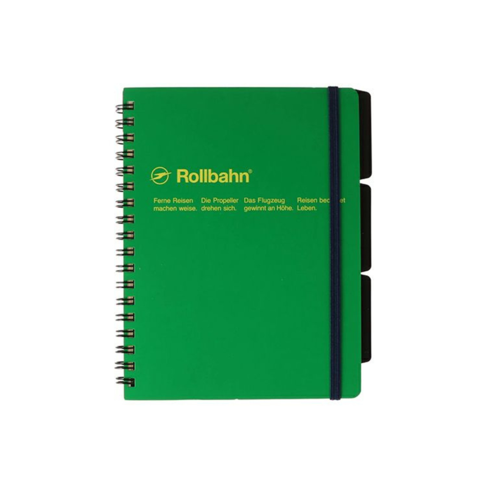 Delfonics Rollbahn Spiral Notebook Index Sheets: 5.2 in. x 7 in. (Clear) *B6 not