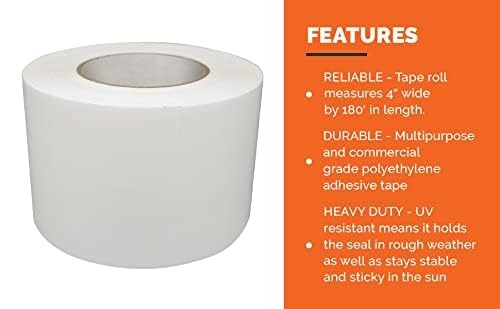Vapor Barrier Seam Tape for Crawl Space Encapsulations (4 inches x 180 feet)