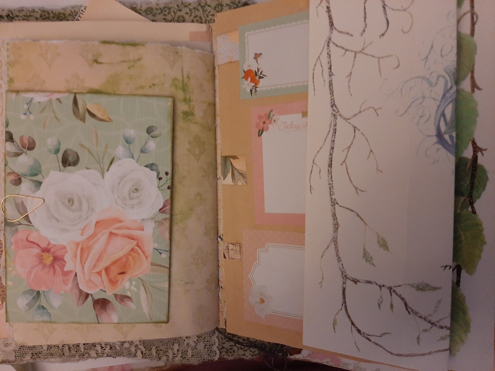 Junk Journal Handmade chunky «Secret Garden» Soft and squishy Classic Story