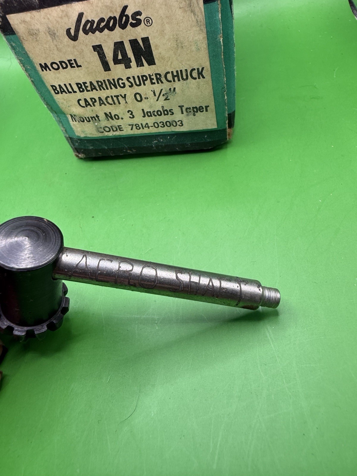 Jacobs 14N 3JT Super Drill Chuck 0-1/2”Capacity W/ Key USA – Please Read