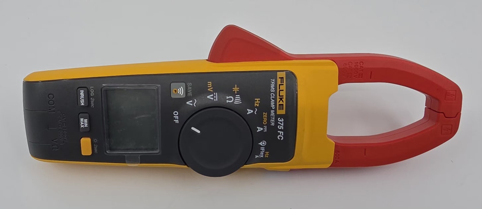 Fluke 375 FC True-RMS AC/DC Clamp Meter Wireless w/Case & Leads – Free Shipping