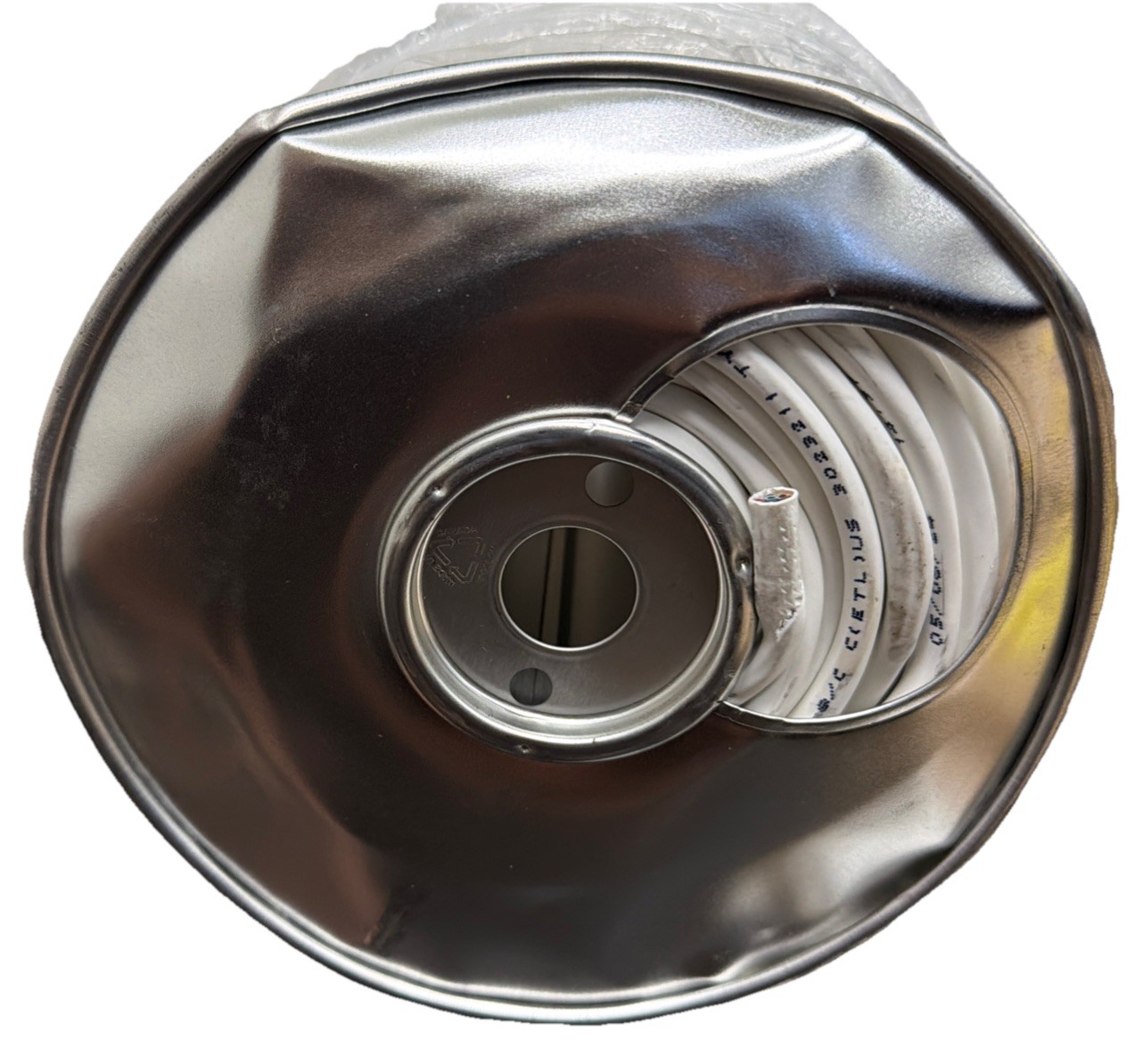Southwire 555080423 Thermostat Wire, 18Awg, White, 250Ft, 300V Dented Reel