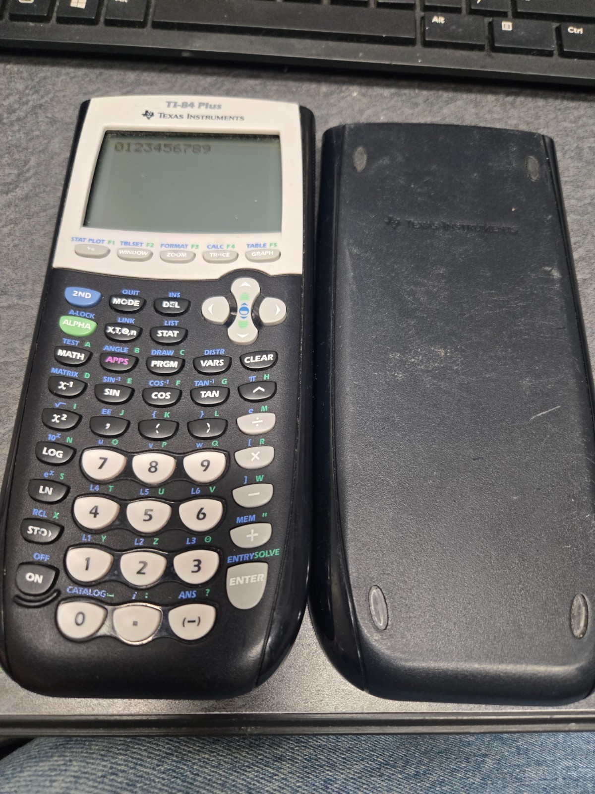 ​Texas Instruments TI-84 Plus Graphing Calculator Black Tested Working Cover