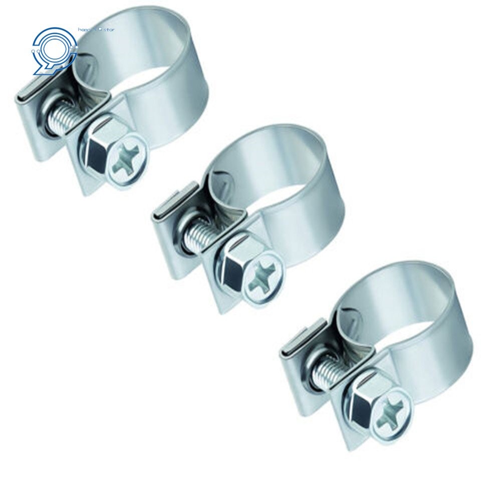 High Quality 1/4 Inch Fuel Injection Hose Clamp / Auto Fuel Clamps 30 Pack