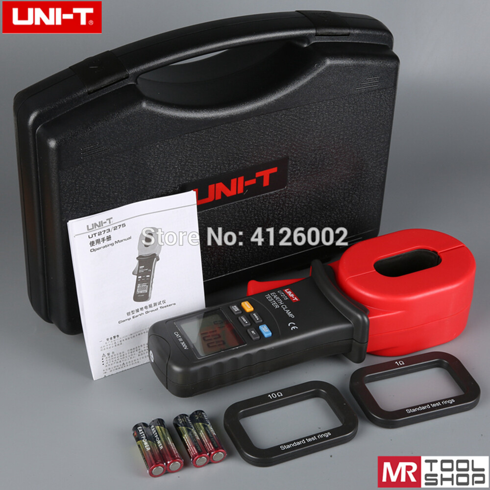 UNI-T UT273 Earth Resistance Tester Clamp Ground Loop Resistance 0.01Ω-1000Ω LC