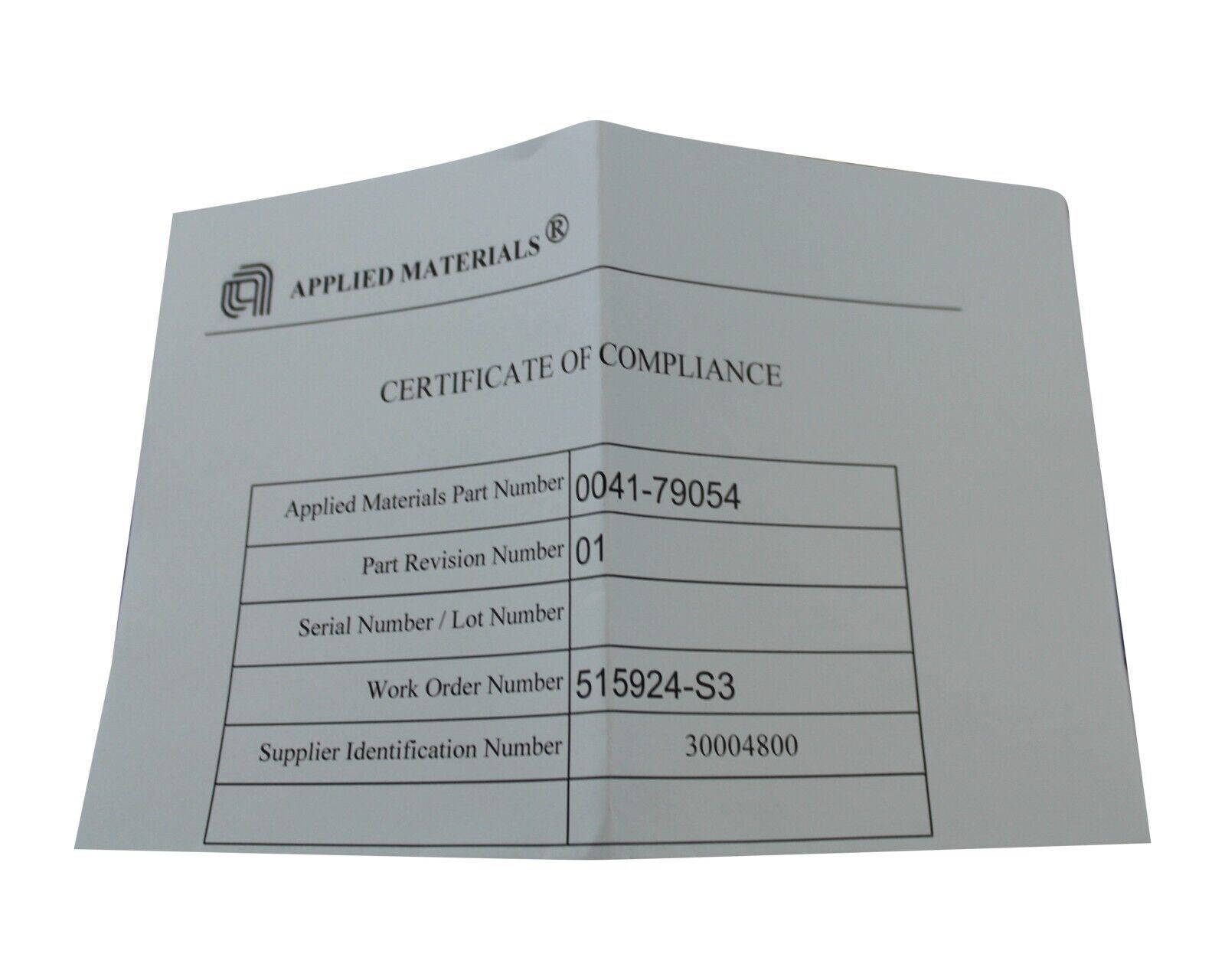 APPLIED MATERIALS 0041-79054 HV CONNECTOR P/S TO CATHODE ASSY PRODUCE