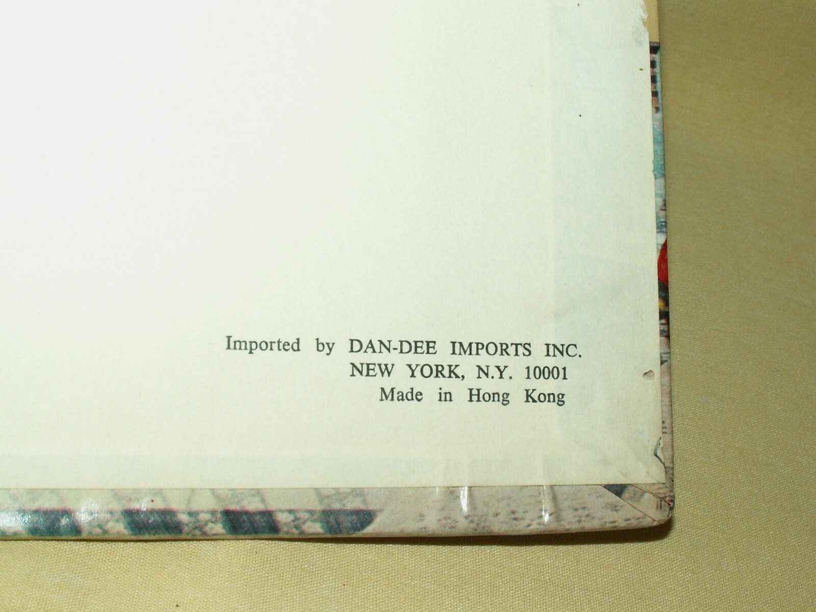 RECIPE FILE BINDER VINTAGE MCM DAN DEE IMPORTS HONG KONG BLANK PAGES POCKETS.