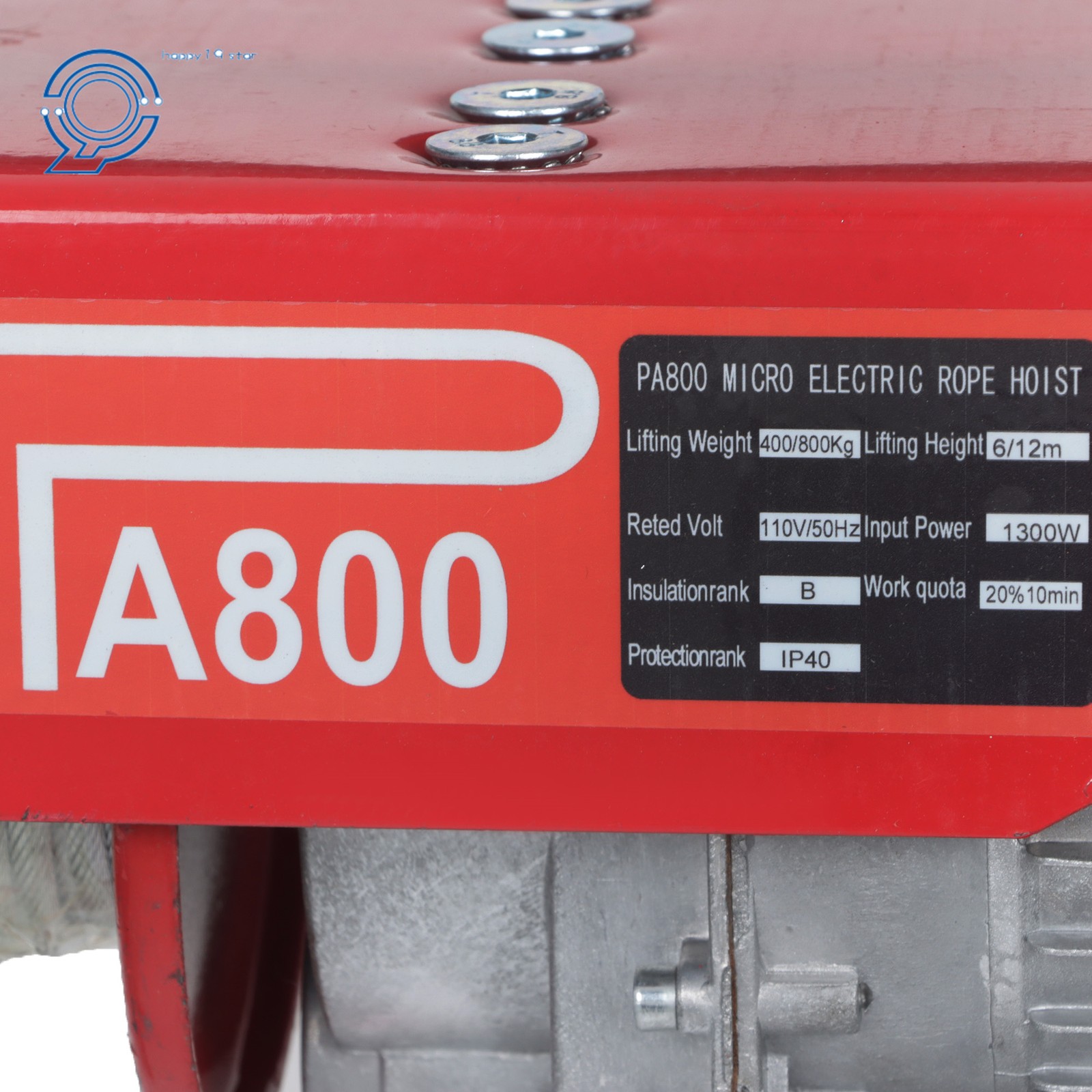 1760LB Electric Winch with 14ft Wired Remote Control for Factories,Warehouses
