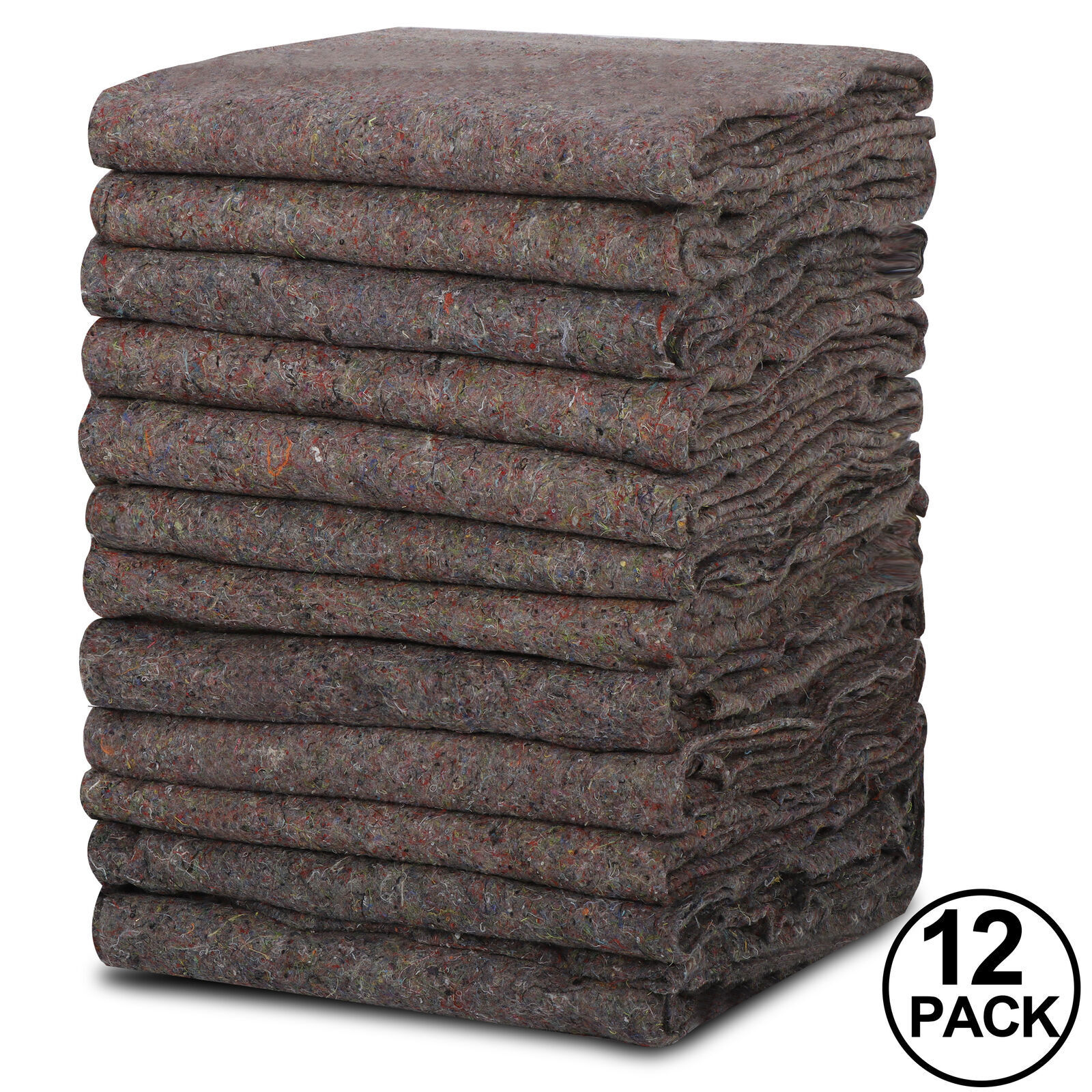 24 Pack Moving Blankets 53″ x 74″ (21 lb/dz) Moving Pads Shipping Furniture Pads
