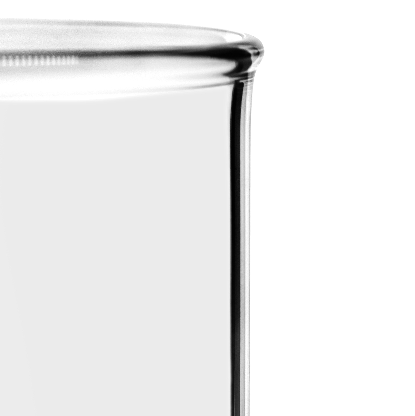 Eisco Labs 500ml Beakers, Tall Form, White Graduations, Borosilicate Glass – 6PK