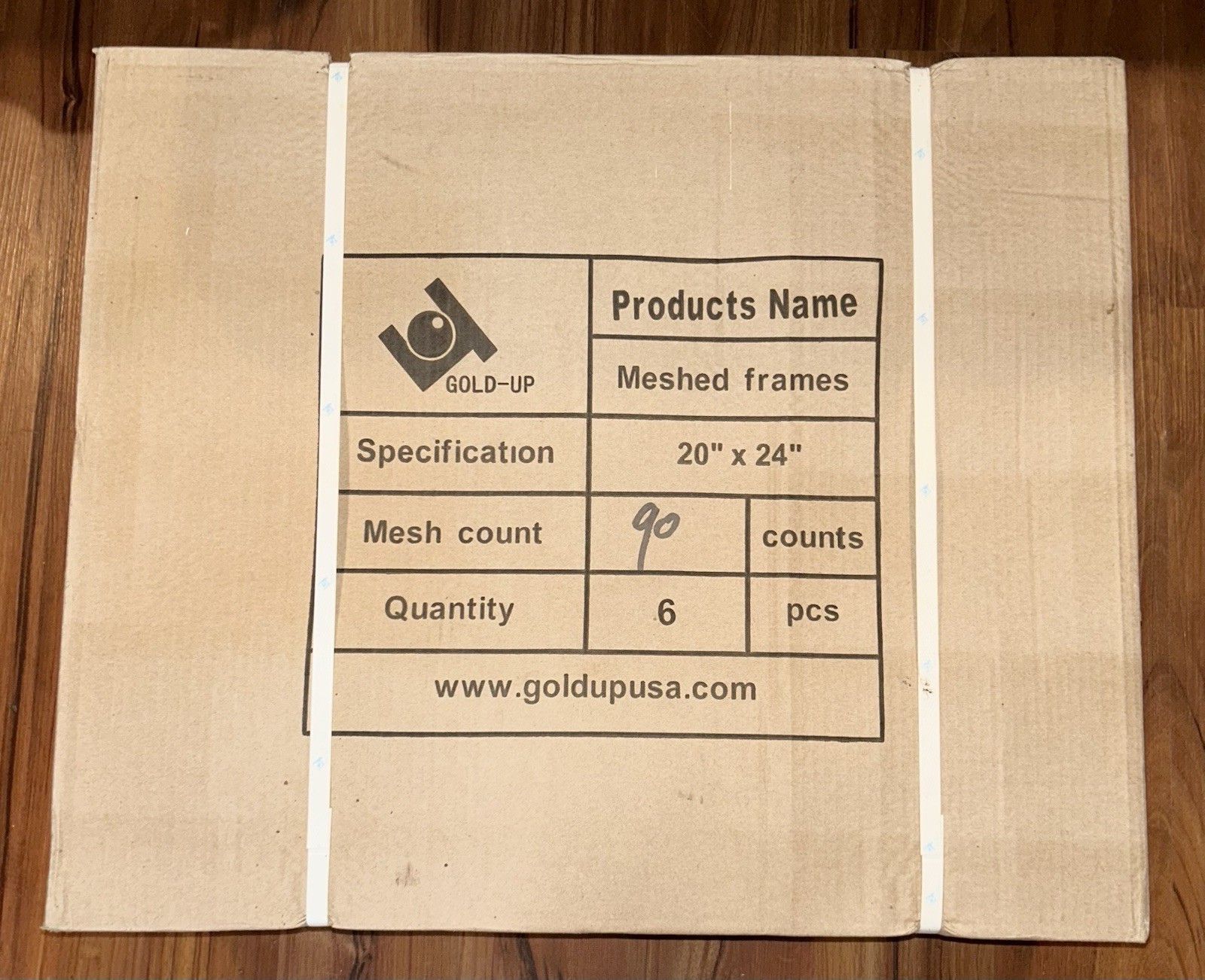 90 Mesh 20″ x 24″ Silk Screen Printing Frames Aluminum 6 Pack Art Supplies