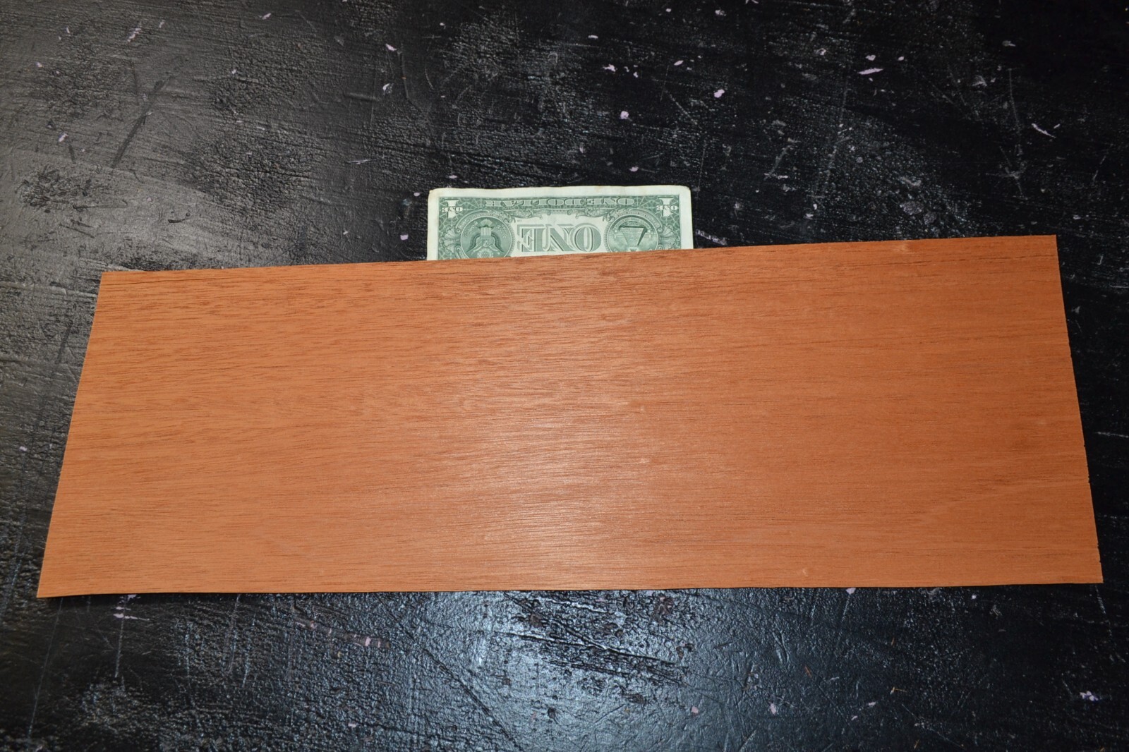 Mahogany Raw Wood Veneer Sheet 7 x 20 inches 1/42nd L4665-40